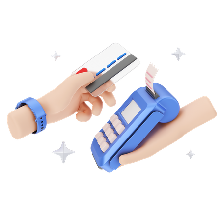 Card Payment  3D Illustration