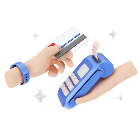 Card Payment  3D Illustration