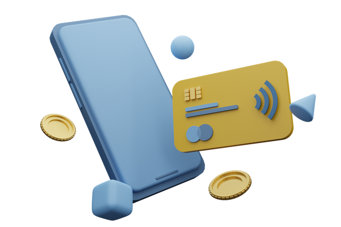 Card Payment  3D Illustration