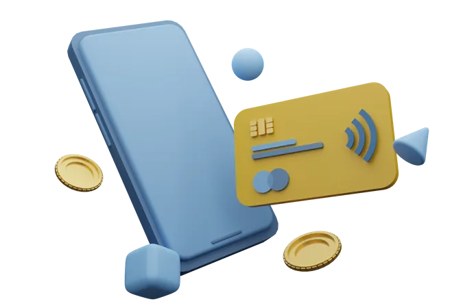 Card Payment  3D Illustration