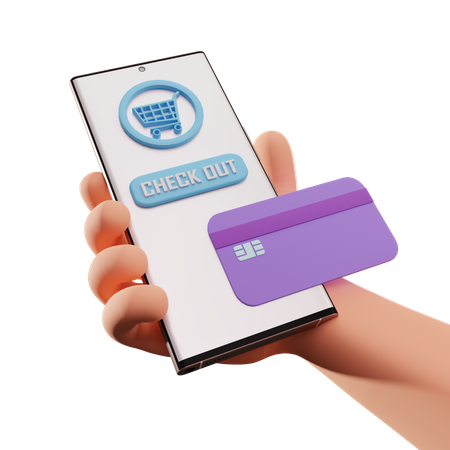 Card Payment  3D Illustration