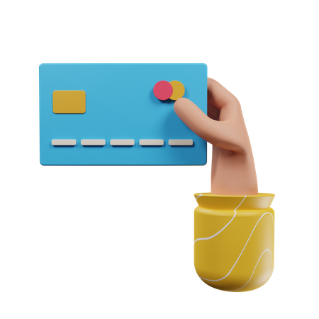 Card Payment 3D Illustration