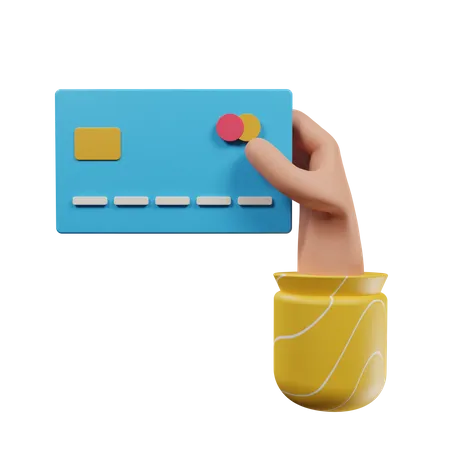 Card Payment 3 D Render Illustration Isolated 3D Illustration