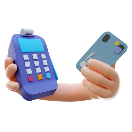 Card payment  3D Illustration