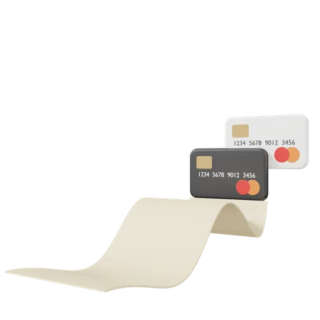 Credit Card Investment Concept 3 D Icon Illustration 3D Icon