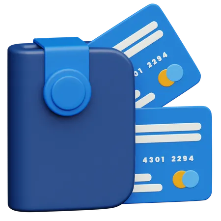 Card Payment and wallet  3D Icon