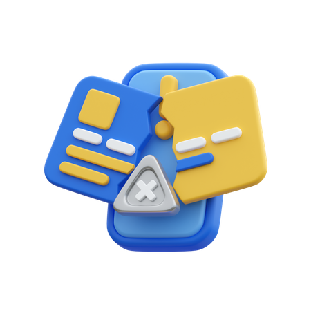 Card Payment Denied  3D Icon
