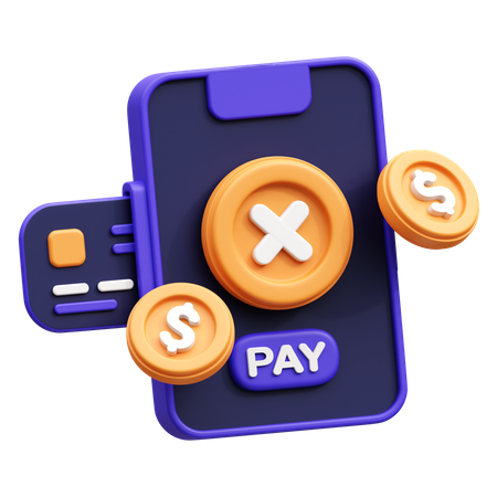 Card Payment Denied  3D Icon