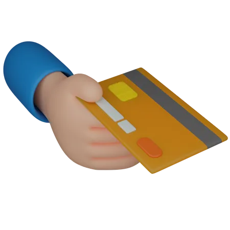 Card Payment Option  3D Illustration