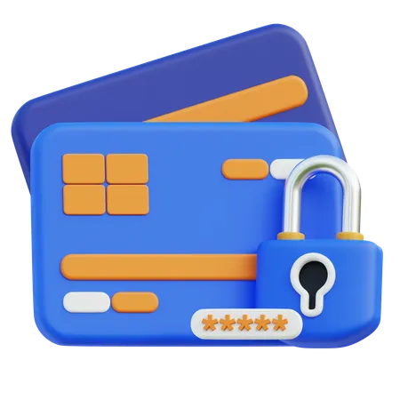 Card Payment Security  3D Icon