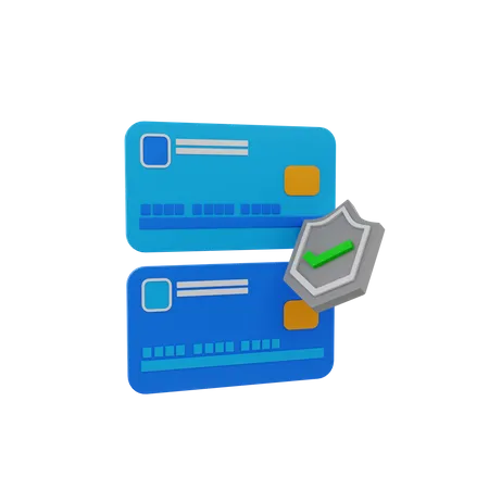 Card Payment Security  3D Icon