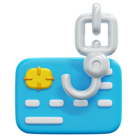 Card Phishing  3D Icon