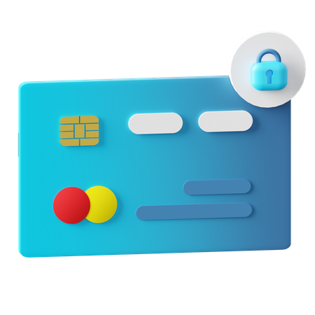 Card Protection  3D Icon