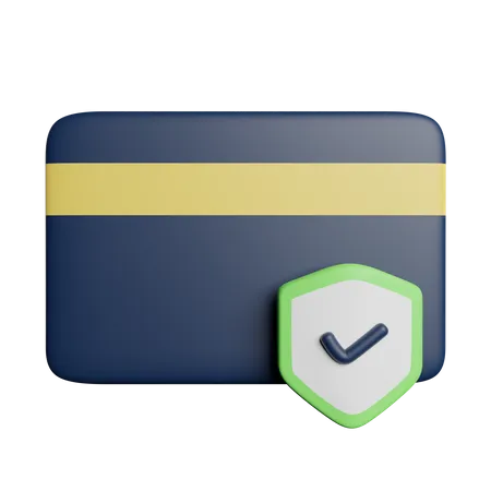 Card Security  3D Icon