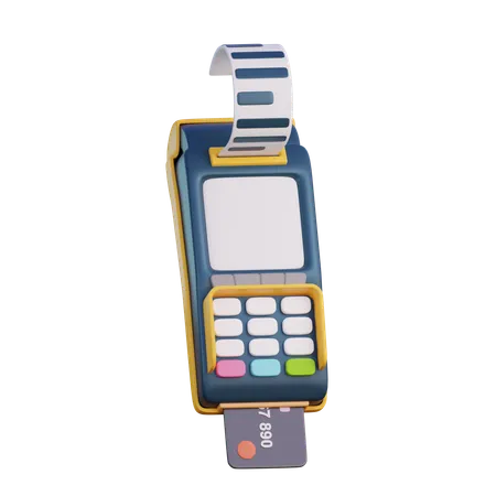 Card Swipe Machine  3D Icon