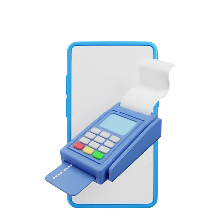 Card Swipe Machine  3D Icon