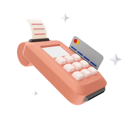 Card Swipe Machine  3D Icon