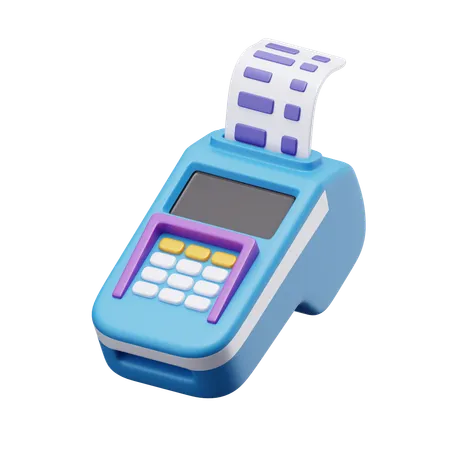 Card Swipe Machine  3D Icon