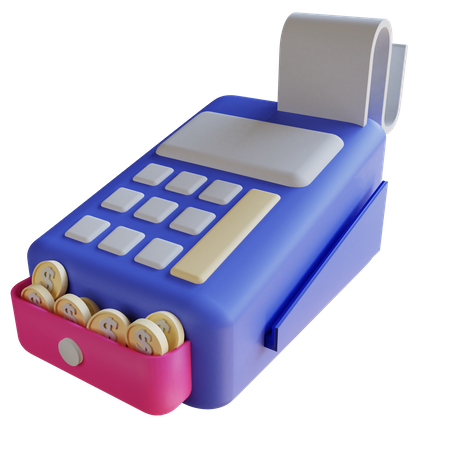 Card Swipe Machine  3D Icon