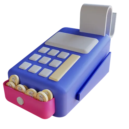 Card Swipe Machine  3D Icon