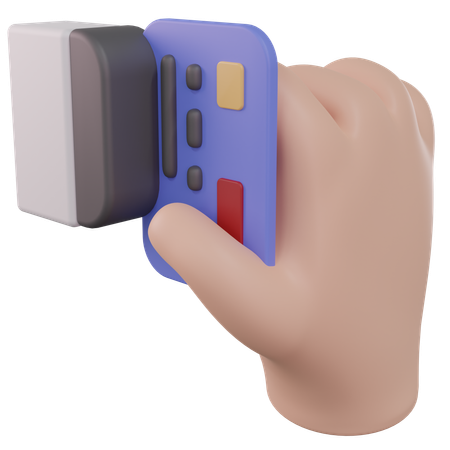 Card Swipe Machine  3D Icon