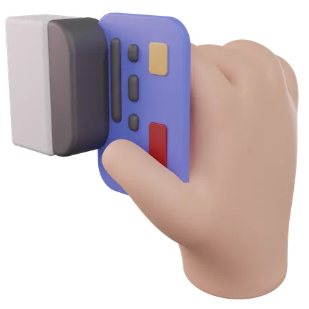 Card Swipe Machine  3D Icon