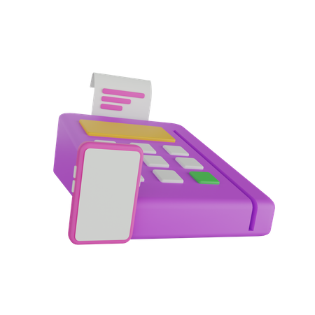 Card Swipe Machine  3D Icon