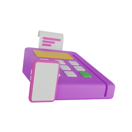 Card Swipe Machine  3D Icon