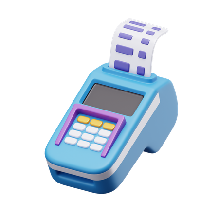 Card Swipe Machine  3D Icon