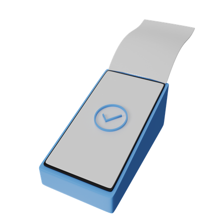 Card Swipe Machine  3D Icon