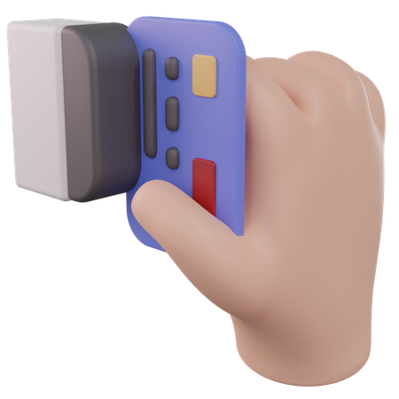 Card Swipe Machine  3D Icon