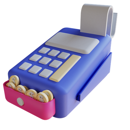 Card Swipe Machine  3D Icon