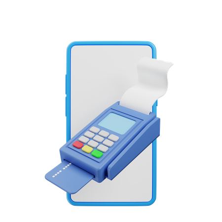 Card Swipe Machine  3D Icon