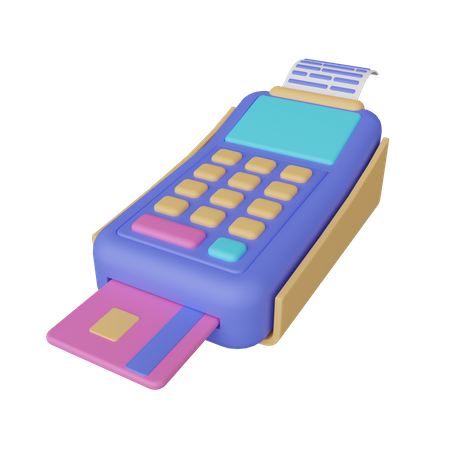 Card swipe machine  3D Icon