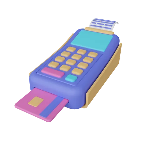 Card swipe machine  3D Icon