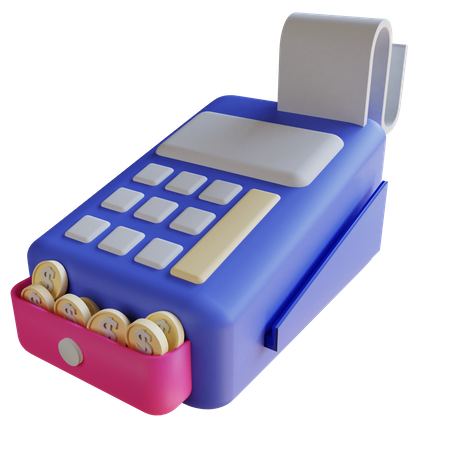 Card Swipe Machine 3D Icon