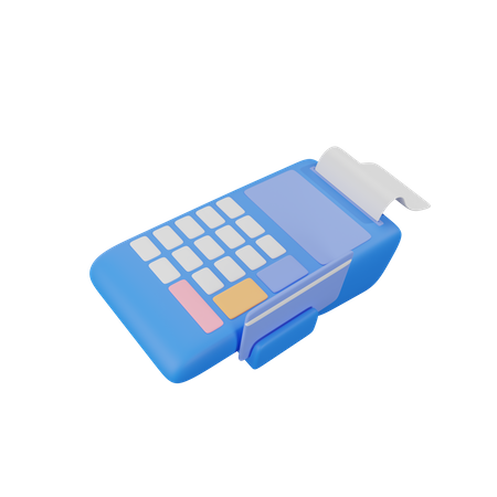 Card swipe machine 3D Icon