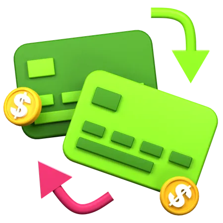 Card Transaction  3D Icon