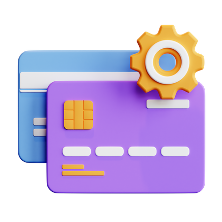 Card Transaction Process  3D Icon