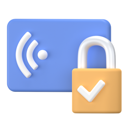 Card Unlock  3D Icon