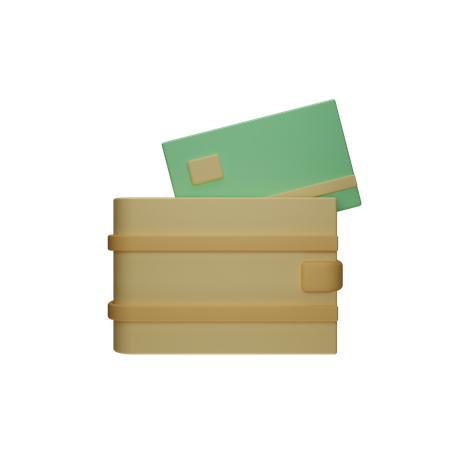 Card Wallet  3D Icon