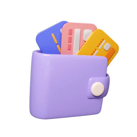 Card Wallet  3D Icon