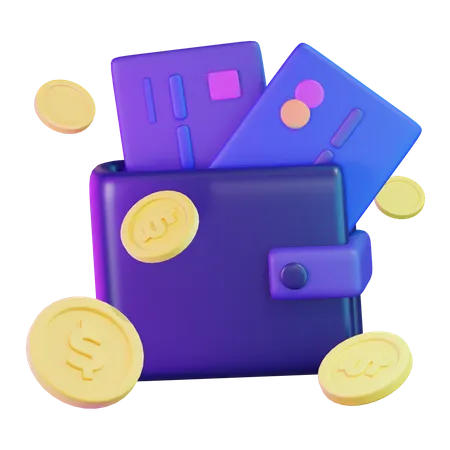 Card Wallet  3D Icon