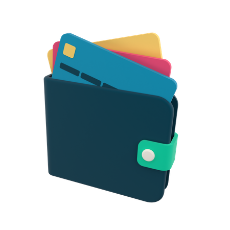 Card Wallet  3D Icon