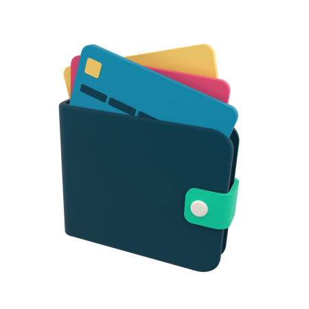 Card Wallet  3D Icon