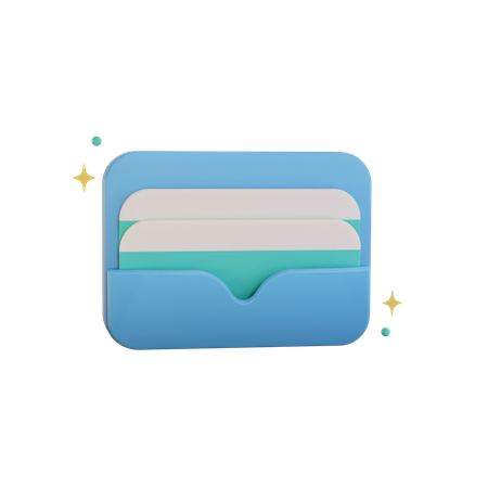 Card wallet  3D Illustration