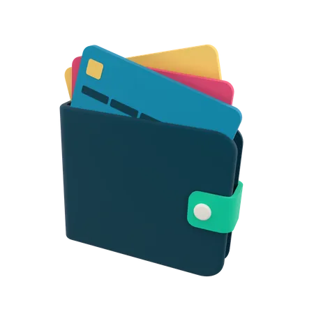Card Wallet 3D Icon