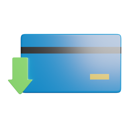 Card withdrawal  3D Icon