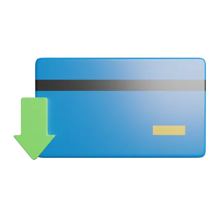 Card withdrawal  3D Icon