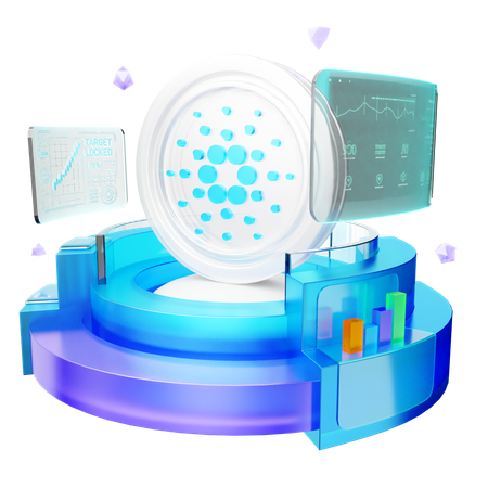 Cardano  3D Icon